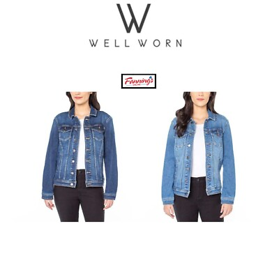 #ad Well Worn Ladies#x27; Denim Jacket H14 $22.50