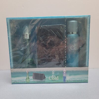#ad Icy Cold Woman Deluxe Gift Set Creation Lamis Perfume Spray Deodorant Purse $29.99