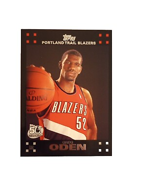 #ad 2007 Topps Rookie Card Greg Oden $10.00