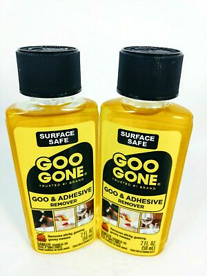 #ad GOO GONE Citrus Solvent Cleaner Removes Stickers Tape Oil Gum Tar 2 OZ 2 Pack $12.99