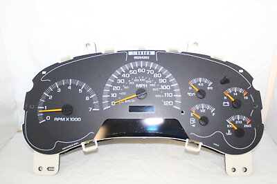 #ad Speedometer Instrument Cluster 02 Trailblazer Trailblazer EXT with 241841 Miles $164.25