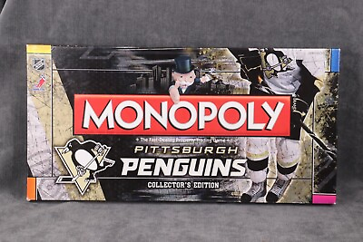 #ad RARE NHL Monopoly USAopoly Board Game Pittsburgh Penguins Collectors Ed. Nr MINT C $59.99