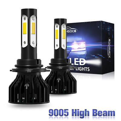 #ad 2X 6000K LED Headlight Bulbs 4 Sides 9005 HB3 High BeamFor Honda 2015 2020 CR V $26.99