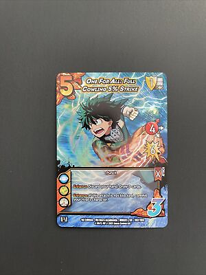 #ad 1st Edition One For All : Full Cowling 5% Strike SR NM M 182 180 My Hero $120.00