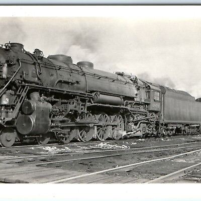 #ad c1920s New York Central Lines 2873 Steam Locomotive Real Photo Snapshot NYC C41 $8.25