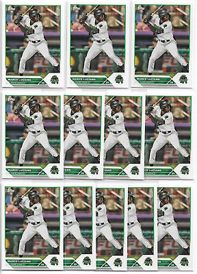 #ad 2023 Topps Pro Debut Marco Luciano 12 Card Lot #PD 26 Eugene Emeralds Giants $5.99