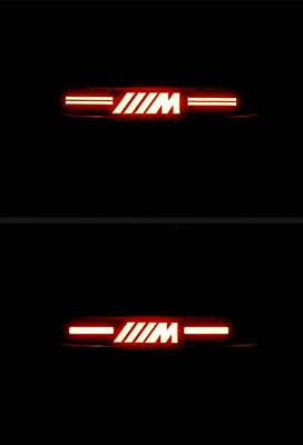 #ad Black PVC Projection Board Brake Light Sticker For BMW M 3 5 Series 6 Series GT $10.89