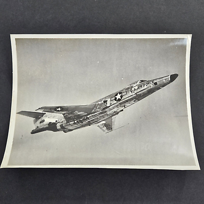 #ad 1950s US Air Force McDonnell F 101 Voodoo Plane In Flight Vintage Photo Jet $34.99