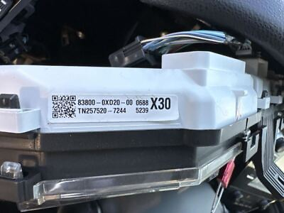 #ad Speedometer Cluster MPH ID 83800 0XD20 Fits 18 CAMRY 658495 $112.18