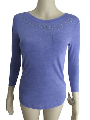 #ad Women#x27;s T Shirt Dream Out Loud by Selena Gomez Juniors Long Sleeve T Shirt XS Pu $9.99