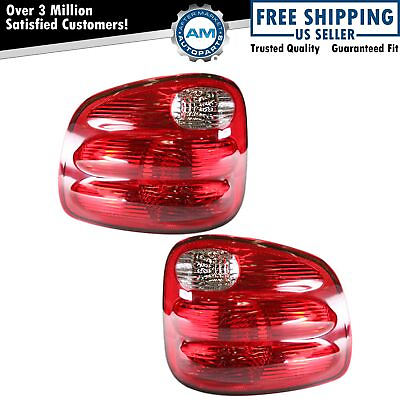 #ad #ad Tail Light Taillamp Left amp; Right Pair Set For 00 04 Ford F150 Truck $59.28