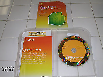 #ad Microsoft MS Office 2010 Home and Student Family Pack For 3PCs x3 =RETAIL BOX= $116.96