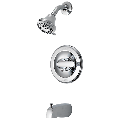 #ad #ad Delta Tub and Shower Trim with Valve in Chrome Certified Refurbished $59.00