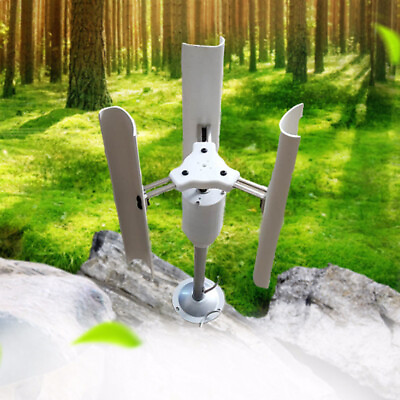 #ad 12V Vertical Wind Turbine Generator 3 Blades Charger Windmill Power Teach Mode $55.00