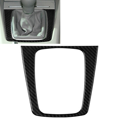 #ad For Audi A4 2005 08 Carbon Fiber Manual Gear Shift Frame Interior Cover Trim $12.67