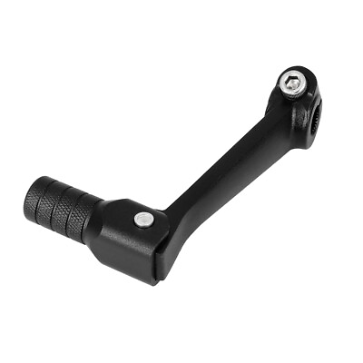 #ad 0.47 inch Aluminum Alloy Motorcycle Shift Lever Folding Gear Shifter Black $13.77