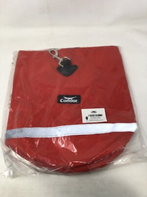 Condor 25F567A Fleece Lined Bag Red High Density Polyester Fabric $25.50