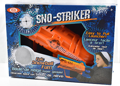 #ad Ideal Sno striker Kids Snow Ball Launcher Gun Winter Toy Snowball New $18.97