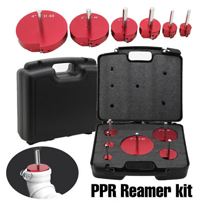 #ad For PPRK5 Plastic Pipe Fitting Reamer Kit fit into standard 1 2quot; drills 04520 $118.98