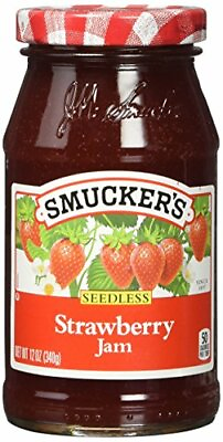 #ad Smucker#x27;s Seedless Strawberry Jam 12 Ounce 6 Jars $40.04