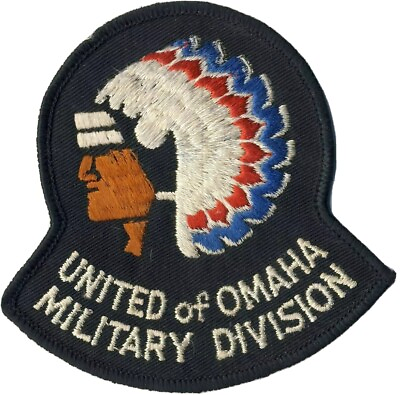 #ad United of Omaha Military Division Life Insurance Advertisement 4quot; Patch $45.00