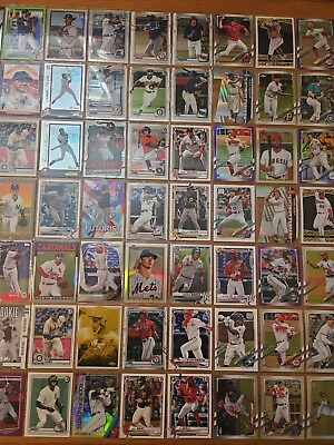 #ad Bowman Chrome Topps Chrome Lot Of 70 Cards Rookie RC Silver Holo 399 $19.99