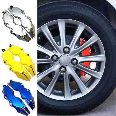 #ad 1 pair of leftamp;right 4 Colors Options 3D Car Disc Brake Caliper Protector Cover $16.41