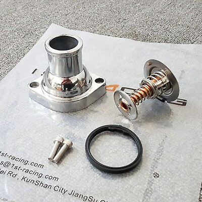 #ad Straight Water Neck Housing 160 Fahrenheit Thermostat Kits For GM LS LS1 LS2 LS3 $33.83