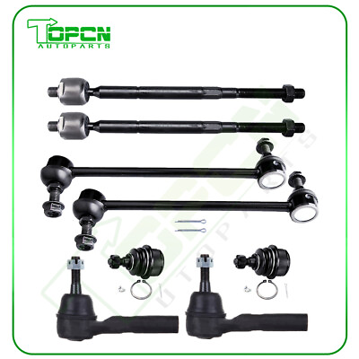8x Front Lower Ball Joints Steering Sway Bar Tie Rod For 2009 2015 Dodge Journey $69.49