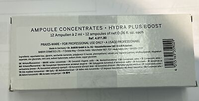 #ad Babor Hydra Plus Boost Ampoule Concentrate 24 x 2ml #tw $90.25