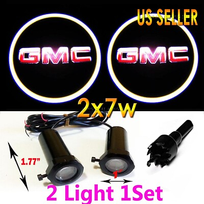 2x7w Ghost Shadow Laser Projector Logo Cree LED Light Courtesy Door Step GMC $21.95