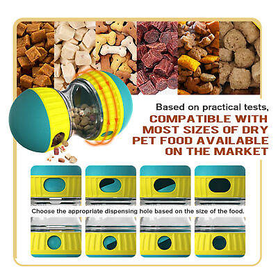 #ad Bite resistant Dog Toy Treat Dispenser Dispensing for Small Dogs Bpa Free $12.52
