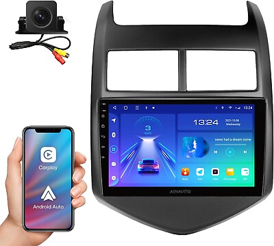 #ad 9 Inch 5G WiFi 8 Core 48EQ Airplay Android 12 Car Stereo Radio Chevy Aveo Sonic $125.00