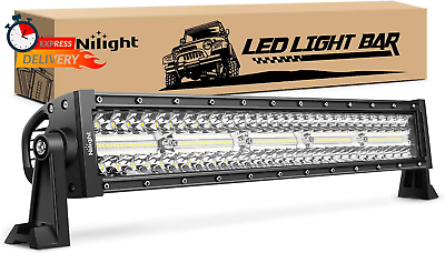 #ad Triple Row 22Inch 480W Flood Spot Combo Bar Driving Led off Road for SU $67.28