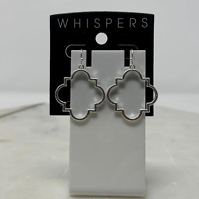 #ad New Whisper Boho Silver Dangle Hook Earrings $16.50