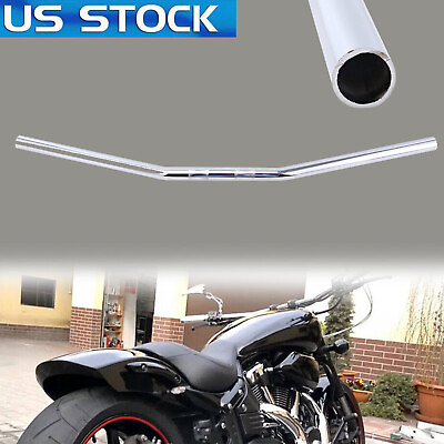 #ad 1quot; Chrome Drag Bar Handlebar Iron For Harley SUPERLOW Sportster XL883 XL1200 $39.85