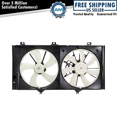 #ad Radiator Dual Cooling Fan Assembly Fits 2005 2012 Toyota Avalon $67.14