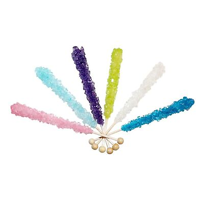 #ad Wrapped Assorted Rock Candy Sticks Party Gifts You Choose Amount FREE SHIP $60.99