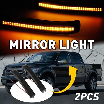 #ad For 2009 14 Ford LED F150 Sequential Side Turn Mirror Signal Indicator Light $21.99