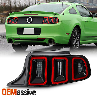 #ad For 10 14 Ford Mustang Full LED w Sequential Tail Lights Red Lens Passenger $209.99