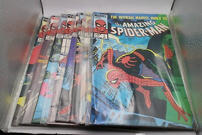 #ad Marvel Comics The Official Marvel Index To The Amazing Spider Man #1 9 Run 1984 $49.99