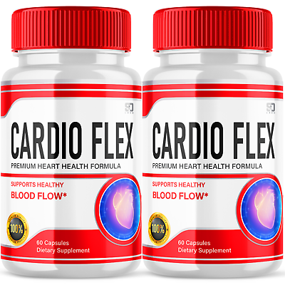 #ad 2 Pack Cardio Flex Cardio Flex Blood and Heart Health Formula 120 Capsules $42.95