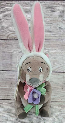 #ad #ad Vintage Disney Store Plush Easter Bunny Gopher Stuffed Animal Beanie 7quot; New $14.99