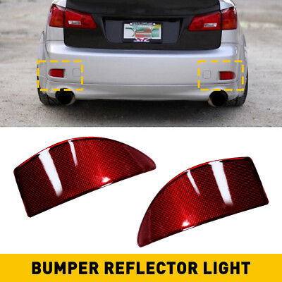 #ad Bumper Reflector For Lamp Lexus Light IS250 06 IS350 08 13 2007 Rear Right Left $18.99
