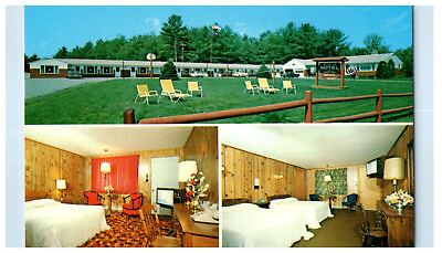 c1960#x27;s Multiview off Bar H Motel Sanford Maine ME Vintage Unposted Postcard $4.95