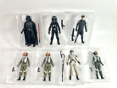 #ad 2017 STAR WARS THE LAST JEDI FORCE LINK Loose UNMASKED Figures Lot of 7 NEW $39.99