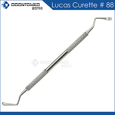#ad Dental Lucas curette # 88 Periodontal Bone Curettes German Stainless Steel DE $7.05