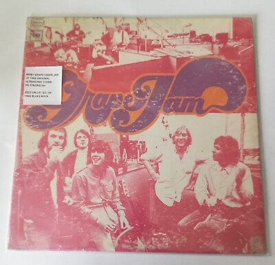 #ad Moby Grape Grape Jam Vinyl Lp 1968 ORIG Ultrasonic Clean VG Strong G $19.99
