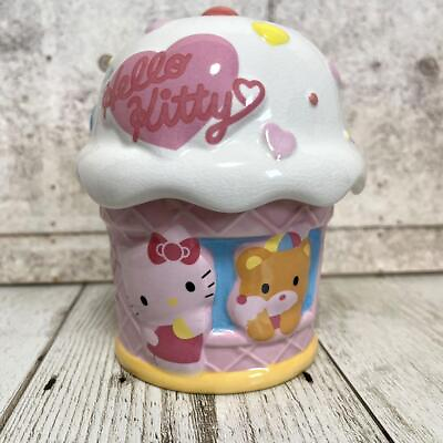 #ad Hello Kitty Sugar Pot Sanrio 2004 Ceramic rare candy pot cute $138.00