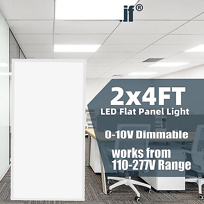 #ad 2x4FT LED Panel Light Drop Ceiling Light for Kitchen Garage Shop Lighting 8pack $407.00